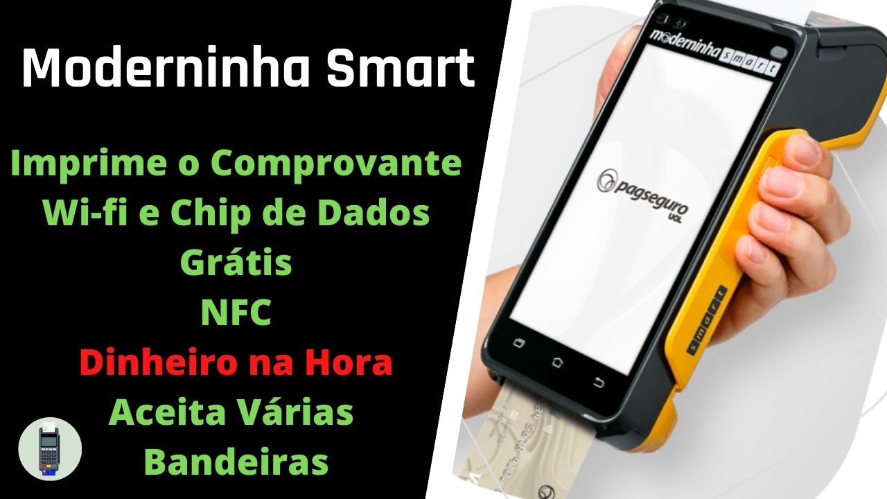 46 - Moderninha Smart - A Maquininha mais Completa do Mercado